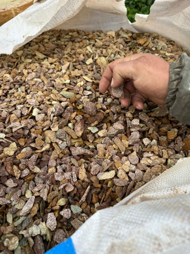 Златолит персиковый декоративная каменная крошка купить в Когалыме