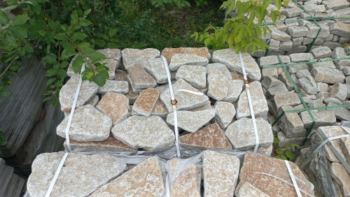 Гранитный плитняк галтованный для парковки купить в Когалыме