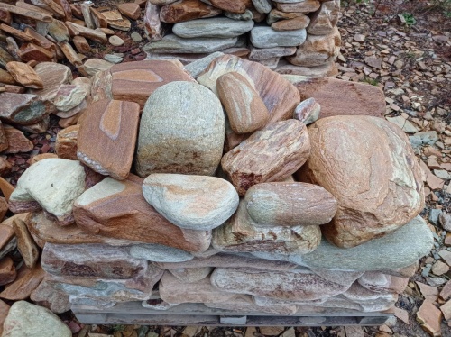 Златолит жёлтый, жёлто-зелёный глыбки и валуны для ланшафтного дизайна купить в Когалыме