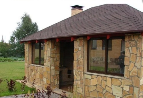 Плитняк златолит жёлтый для фасада 1,5-3 см купить в Когалыме