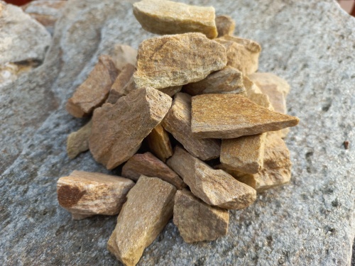 Златолит жёлтый декоративная каменная крошка купить в Когалыме